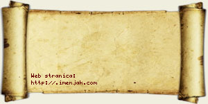 Daniel Čerenac vizit kartica